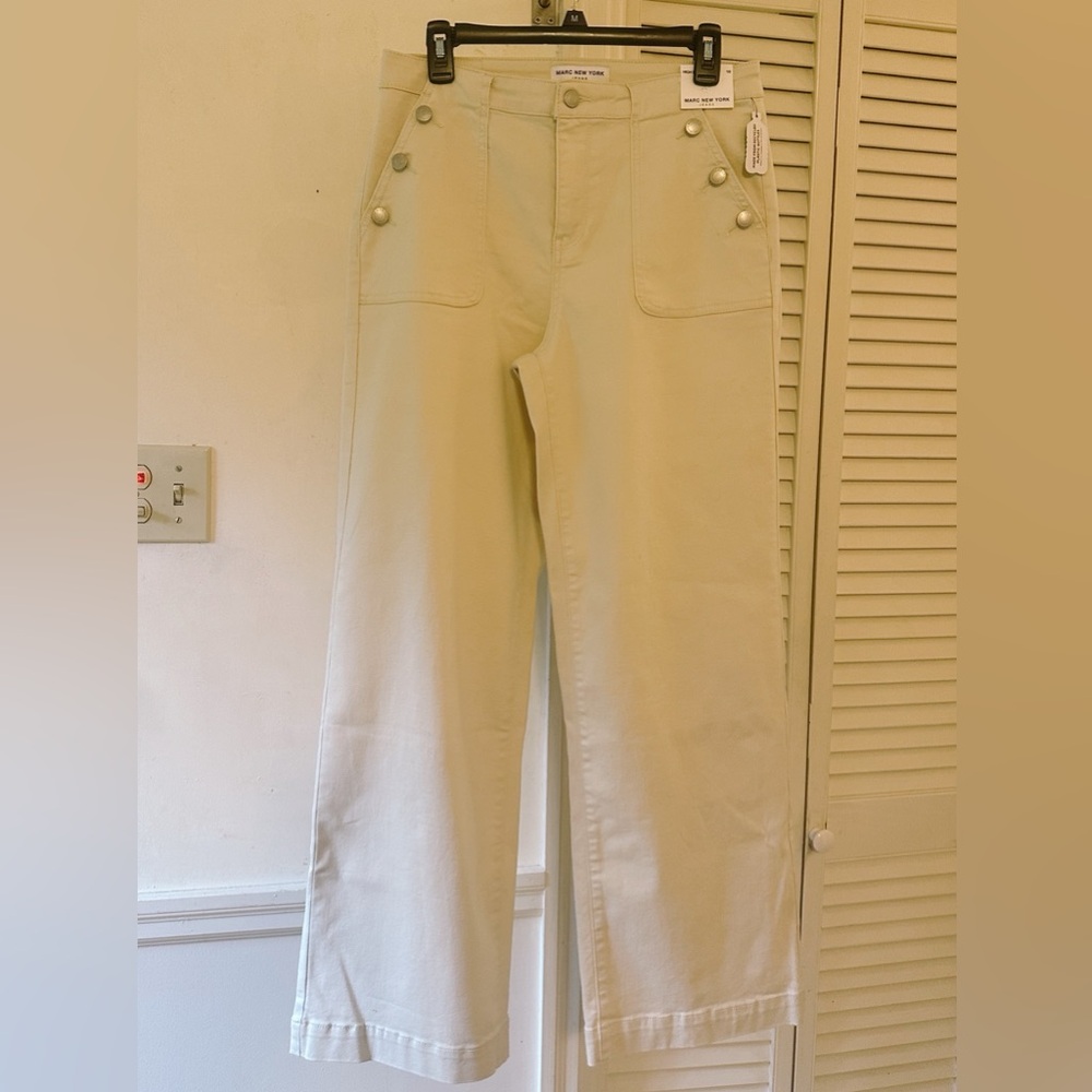 NWT Marc New York High Ride Wide Leg Pant, Size 10